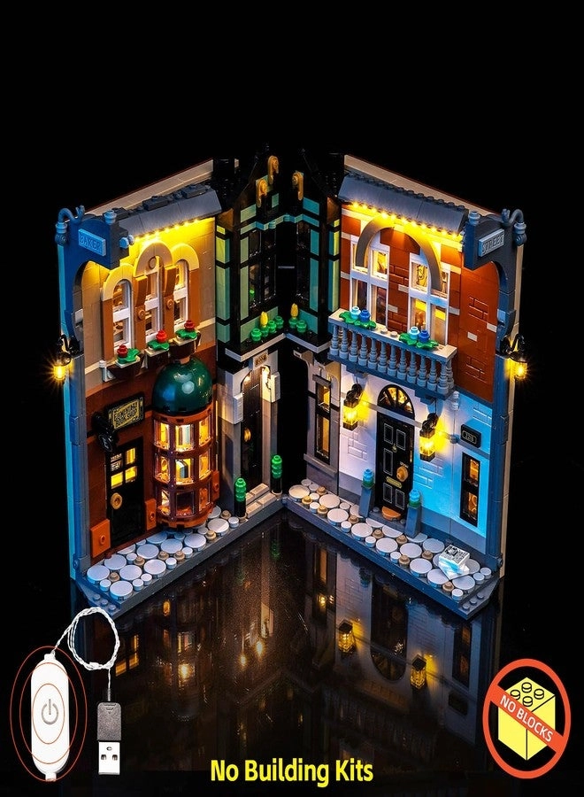 Light Compatible with Lego Sherlock Holmes: Book Nook 10351 - Touch-Sensitive Switch with dimming Function