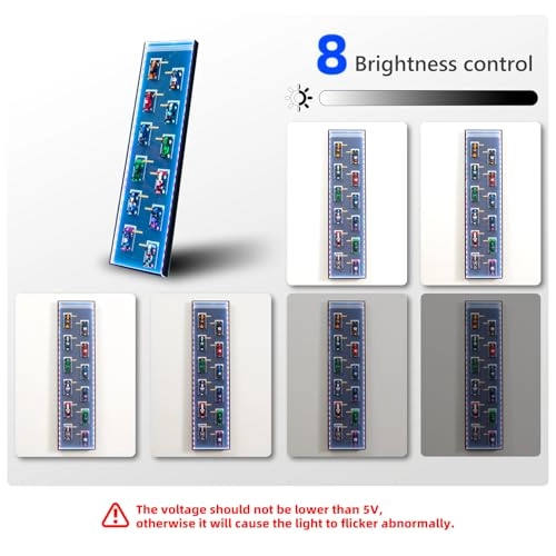 Display Wallboard - RGB LED Lights Multi-colored