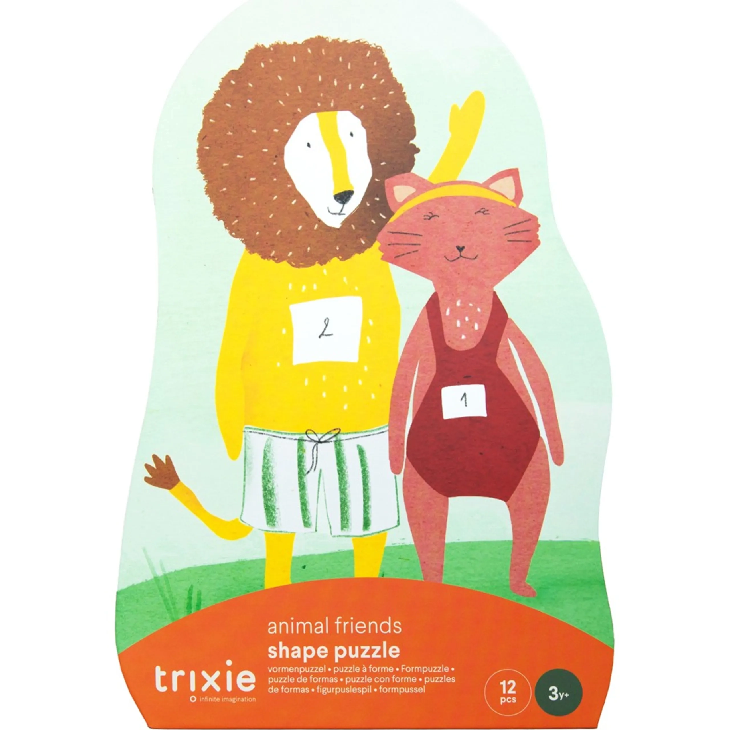 TRIXIE Animal Friends Puzzle (16090809-35-636) - 12 pcs
