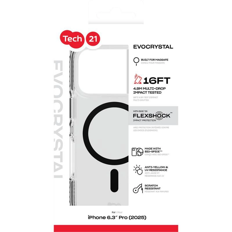 Evocrystal Clear Case with MagSafe for iPhone 17 Pro