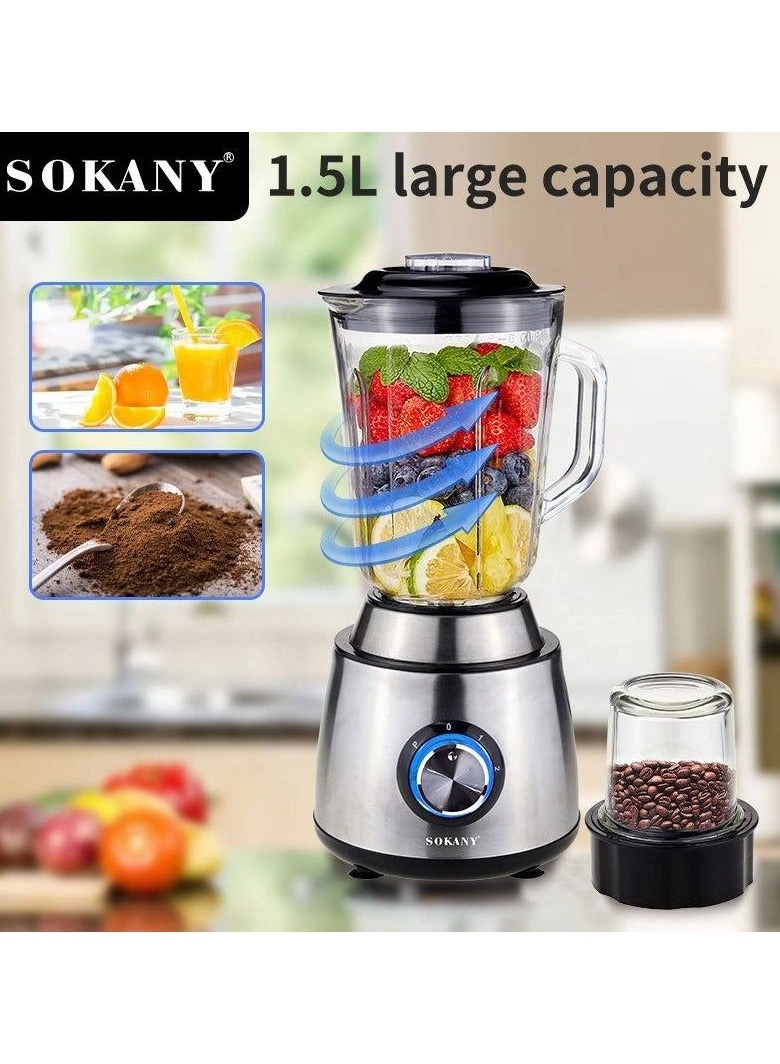 SK-155 - Two in One Juice Blender Portable Non-slip Rubber Foot