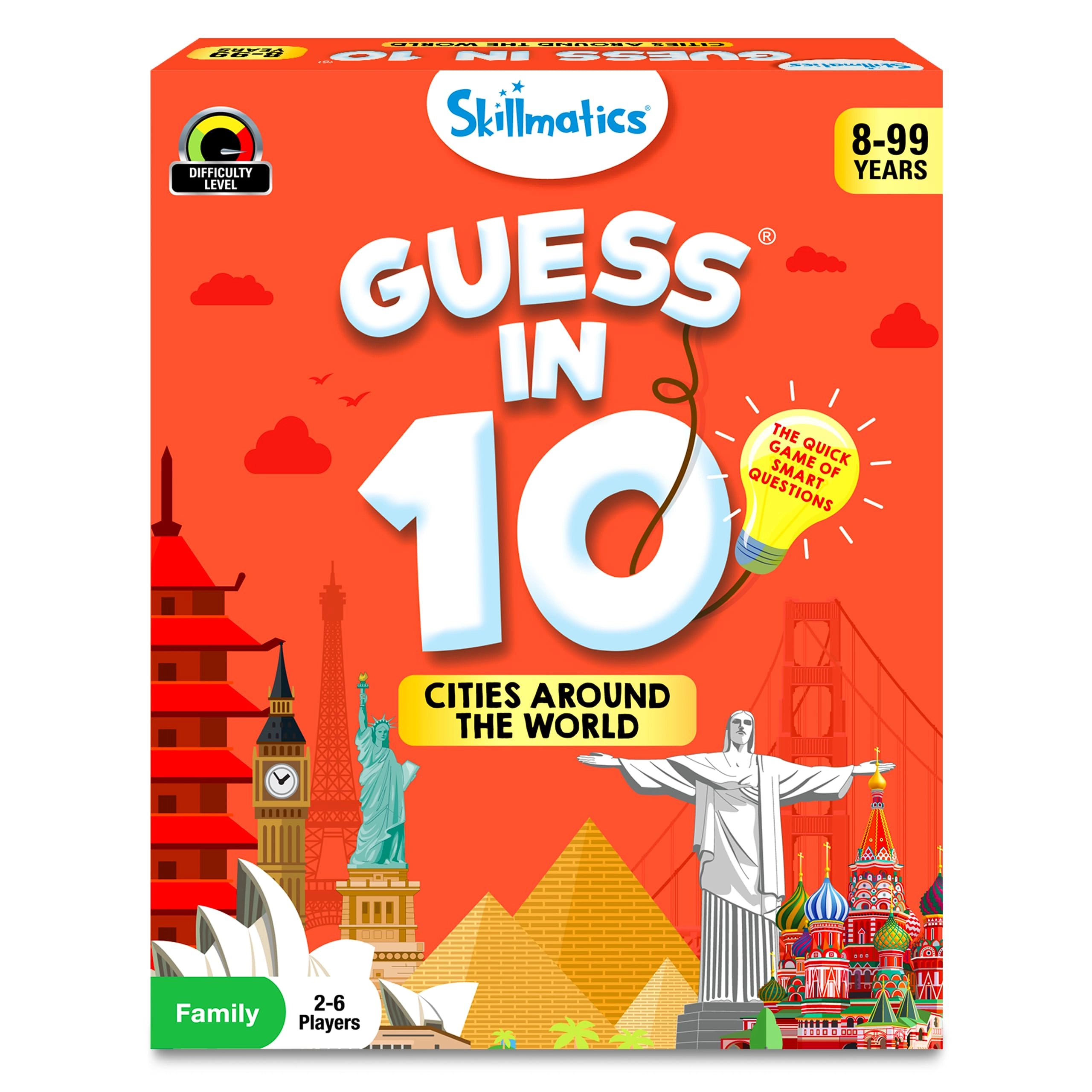 Skillmatics Guess in 10 Cities Around the World - 8 years and up 56 pieces