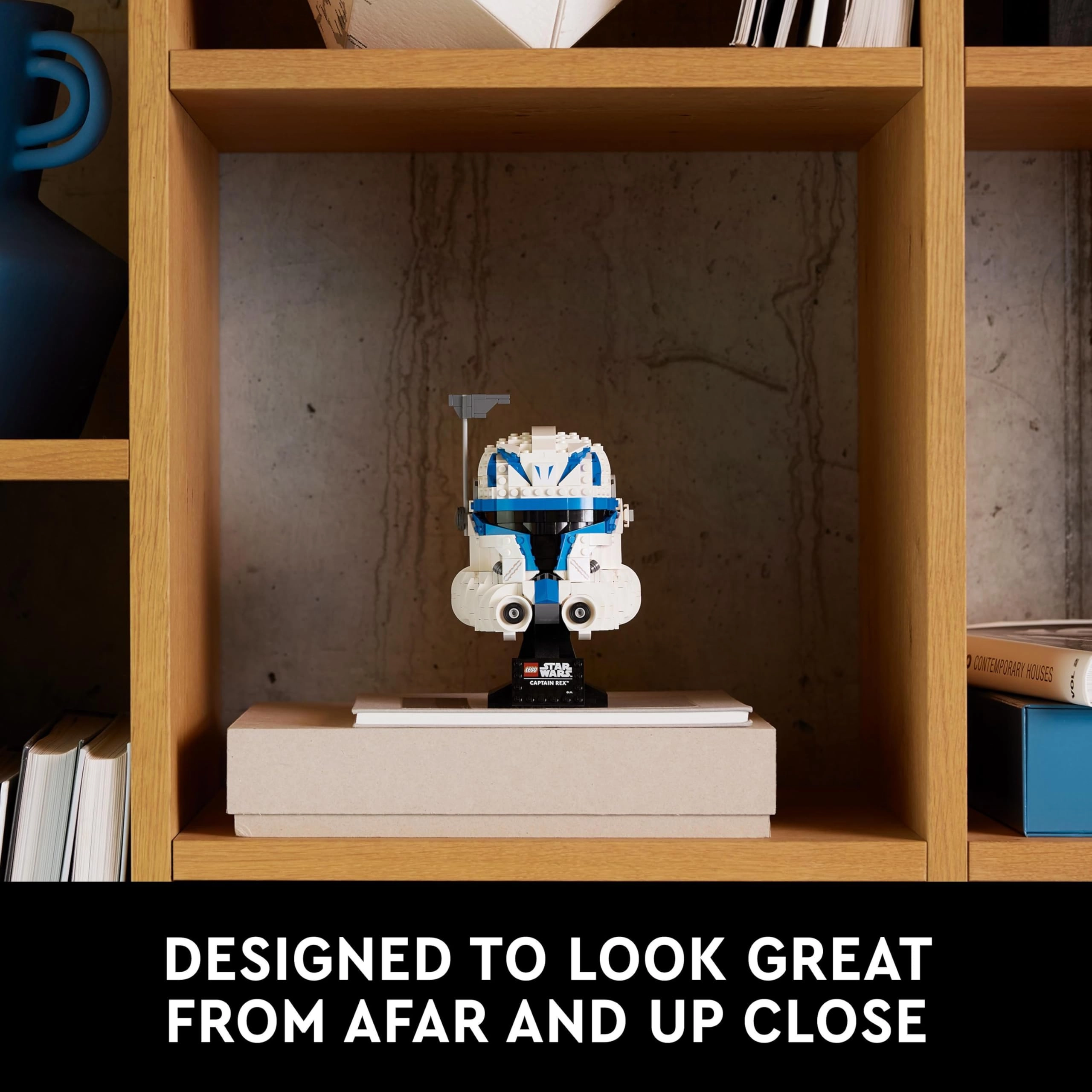 Star Wars Captain Rex Helmet (75349) - The Clone Wars Collectible Model for Adults