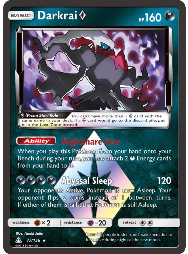Pokémon Darkrai Prism 77/156