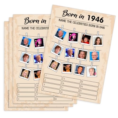 80th Birthday Party Games - Adult 30 piece(s)