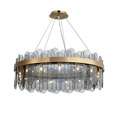 Molecular Chandelier - G9 Copper and glass 90*27*30cm