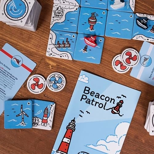 Beacon Patrol: Cooperative Coast Guard Adventure - Tile Placement Strategy Game