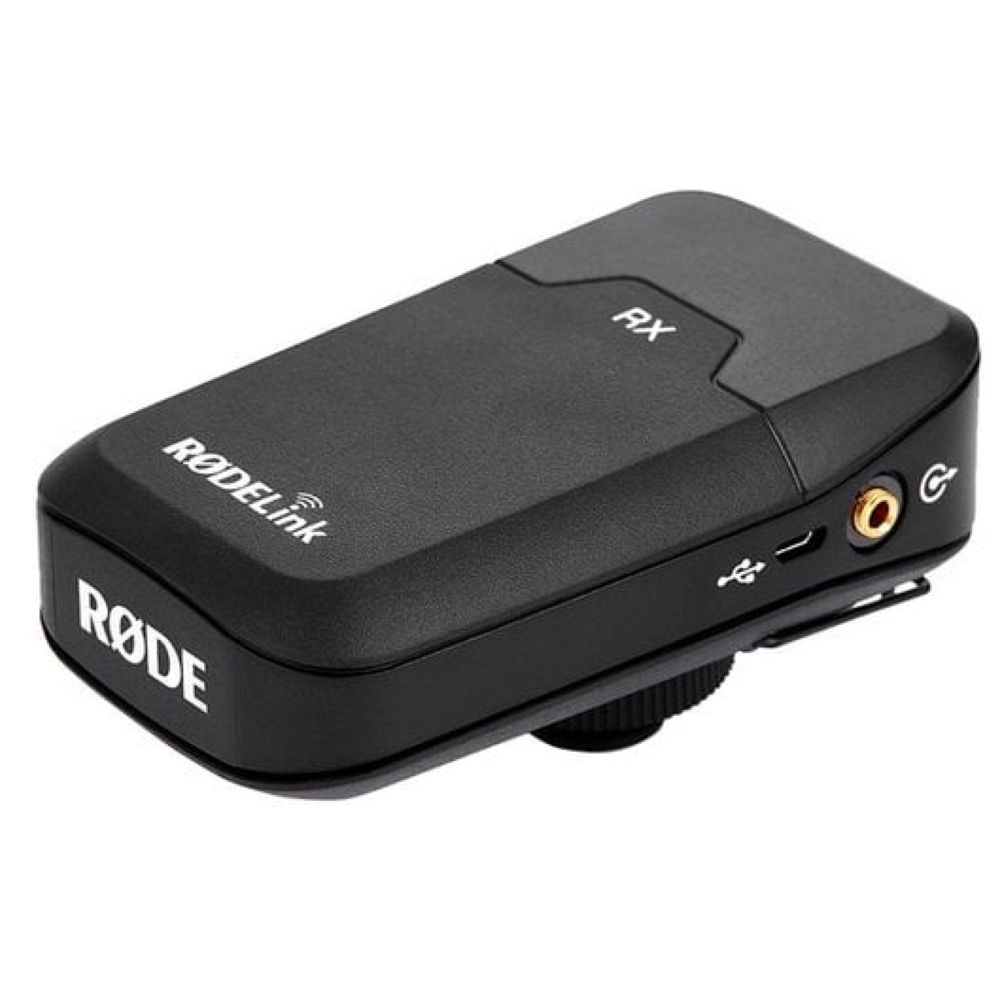 RØDE Wireless Camera Mounted Receiver - 2 X AA Battery Or MicroUSB 3.5mm TRS Locking Jack