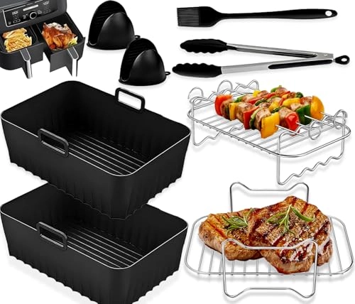 Air Fryer Accessories - silicone stainless steel 8 Pcs