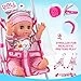 Baby Doll - 14Inch Soft Body + Stroller - Metal Foldable