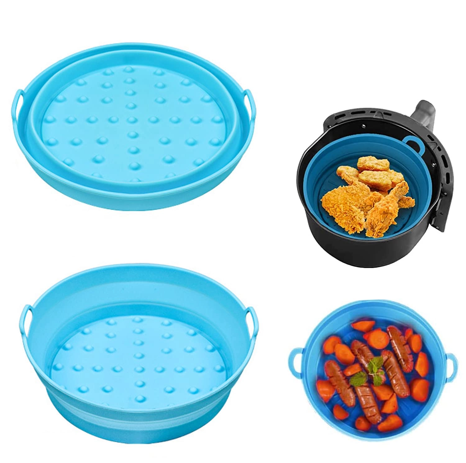 LYPER Air Fry Silicone Insert - food grade silicone 2pcs