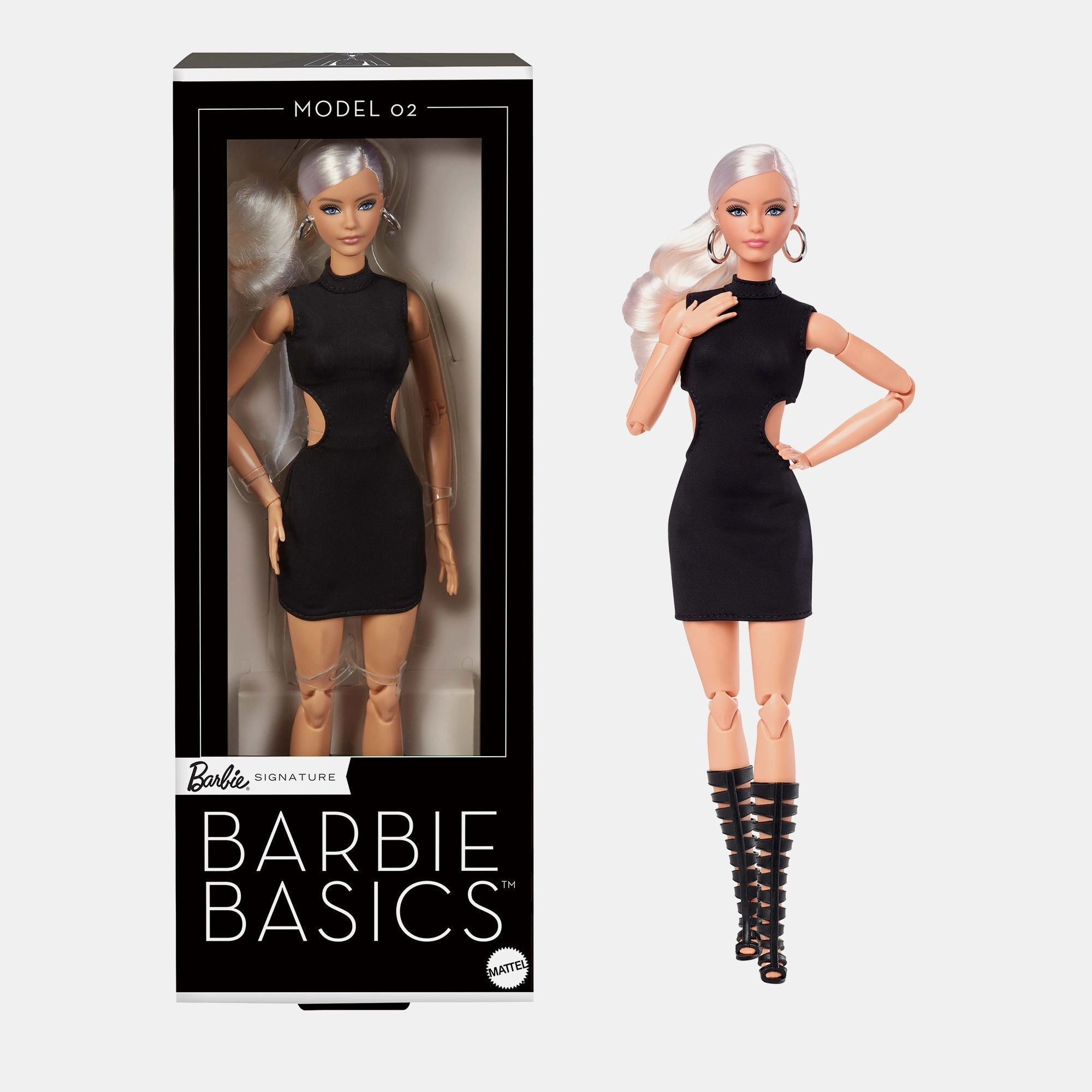 Barbie Signature Basics - White Hair Little Black Dress Ages 6+