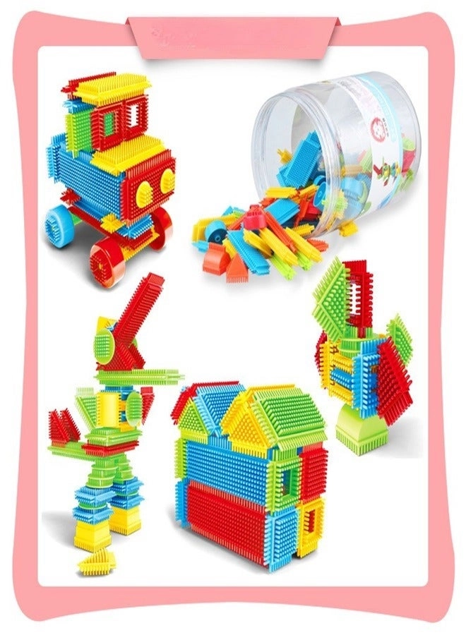 Hedgehog Shape 3D Building Blocks - 150 pcs