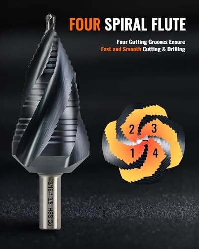 4M35-01 - Cobalt Steel 1 19 Sizes, 3/16" to 1-3/8"