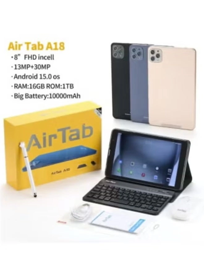 AirTab A18 Tablet 8" Wi-Fi 16GB RAM 1TB