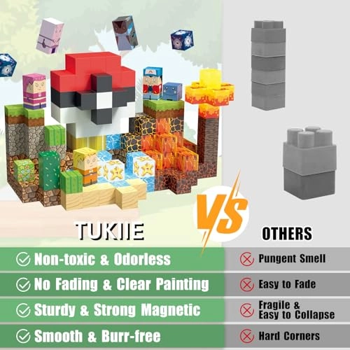 Magnetic Building Blocks - 200 pcs