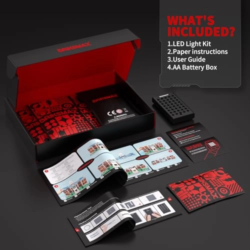 Light for Lego X-Mansion 76294 - Compatible with Lego Marvel Building Blocks Model Without Lego Set