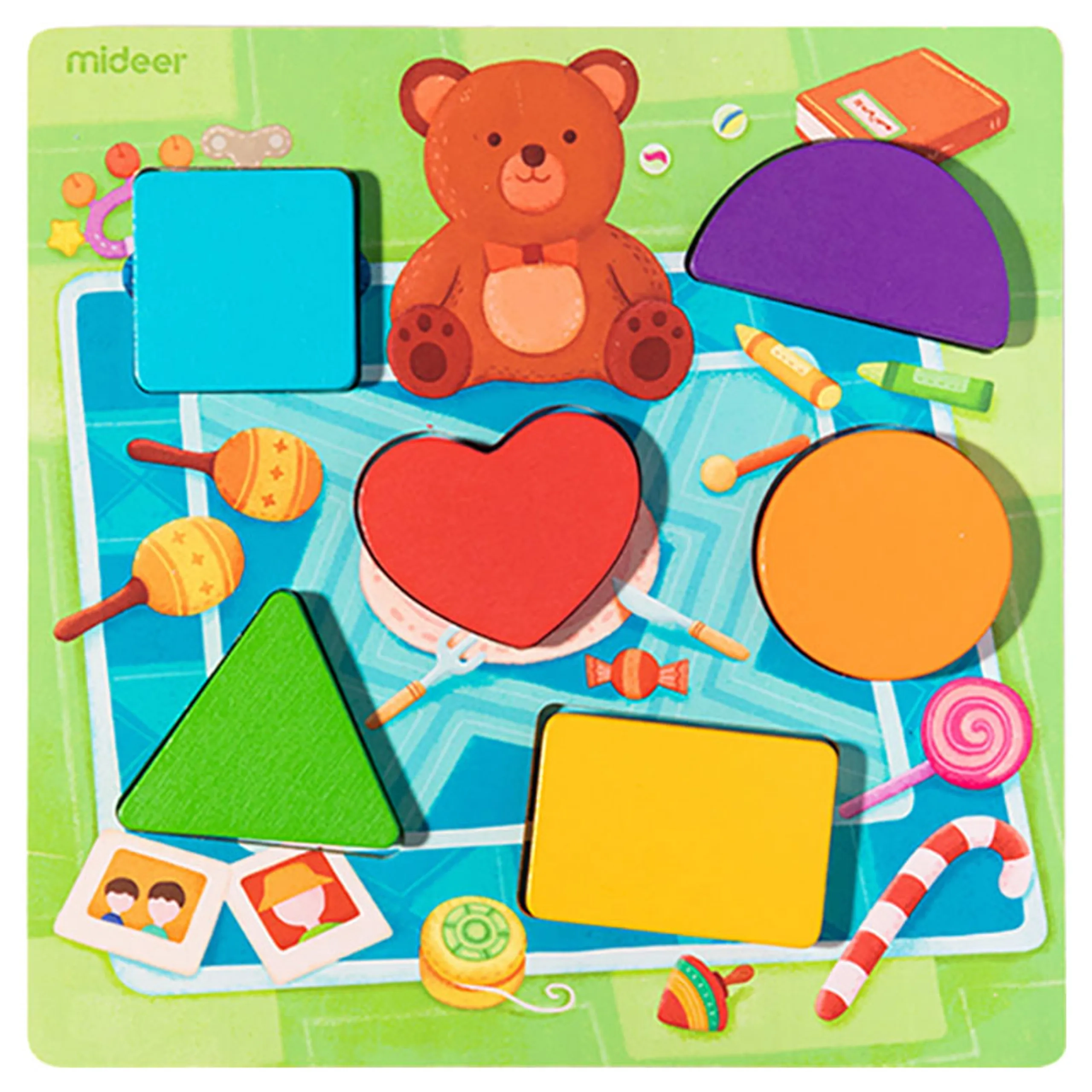 MIDEER Birthday Party Grasp Puzzle (MD3189) - 6 pcs