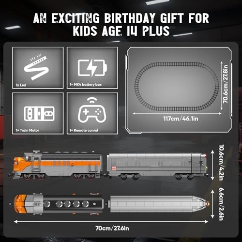 12018 Technik Steam Train - 1541 pcs