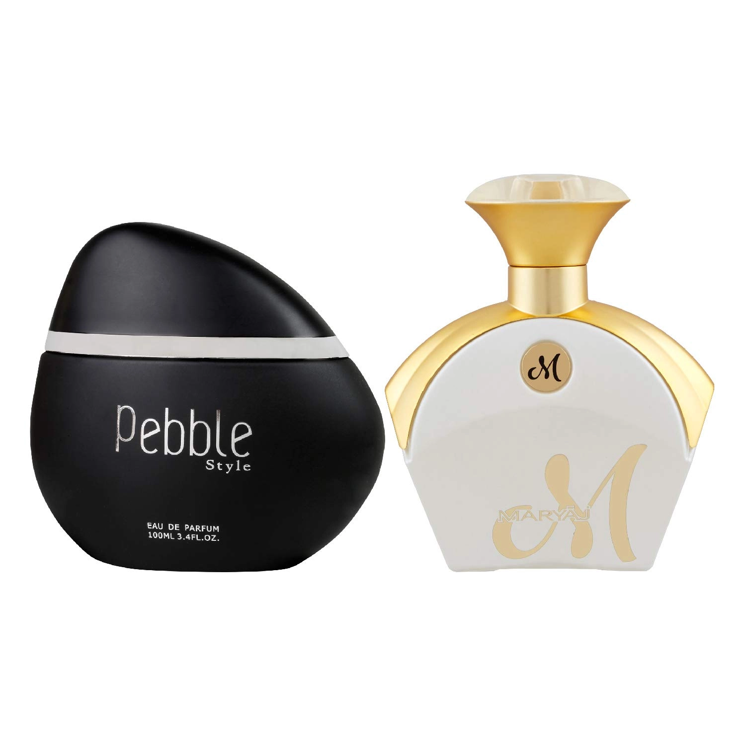 Ajmal Perfume Pebble Style Eau de Parfum 100ml + M White Eau de Parfum 90ml
