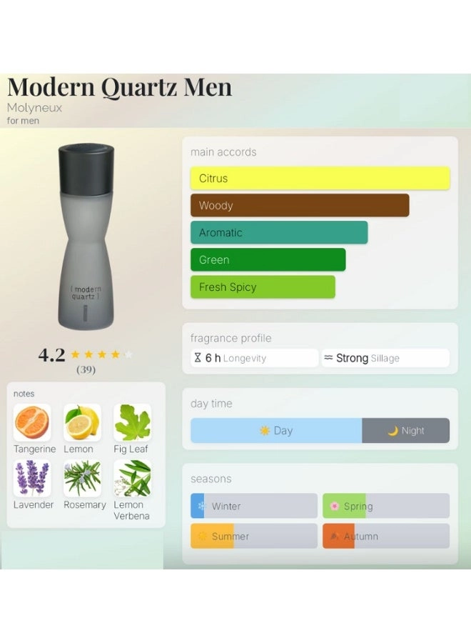Modern Quartz Eau de Toilette 50ml