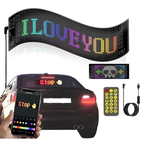 Car LED soft screen - 4 * 13.7inch
