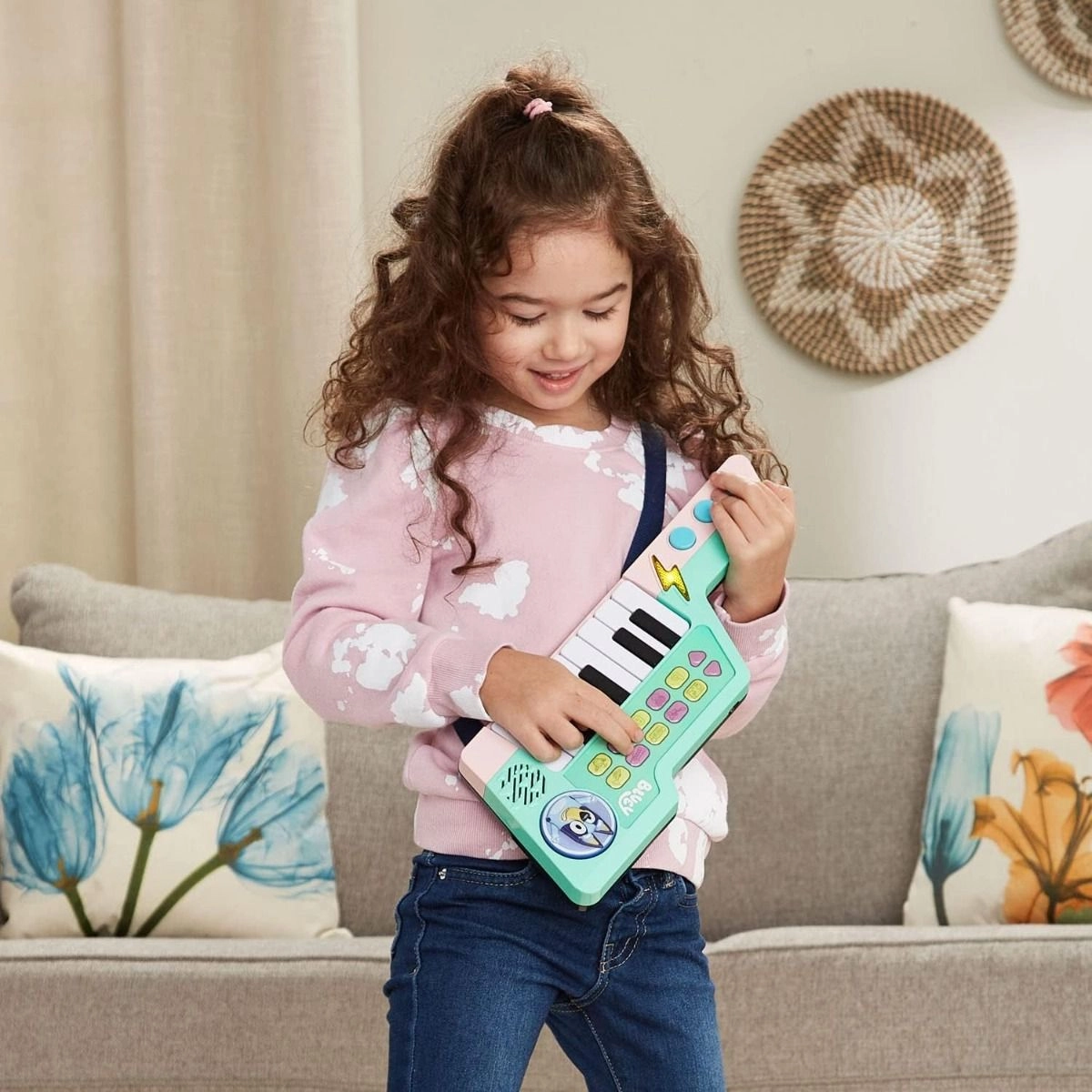 Bluey's Keytar - 10 built-in melodies Suitable for 3 to 6 years