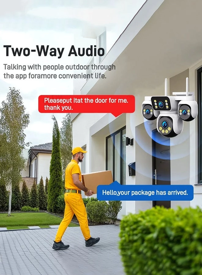 20MP CCTV - 4 Lens 4 Screen