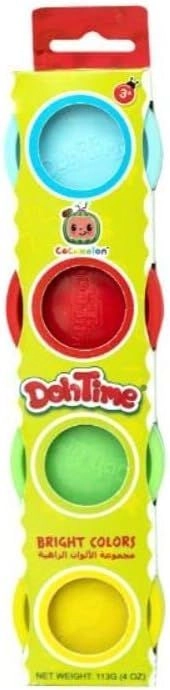 Cocomelon Bright Colors Dough - 3+ years 4 pcs