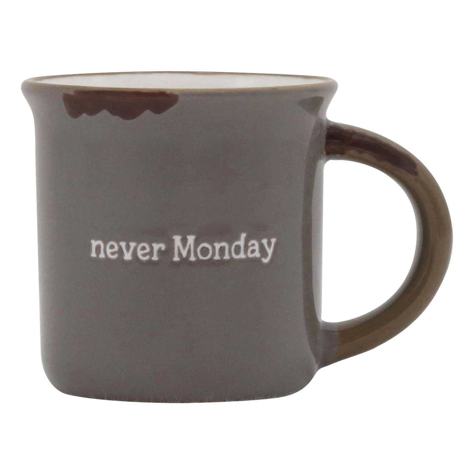 Embossed Phrases Coffee Cup - 4 pcs