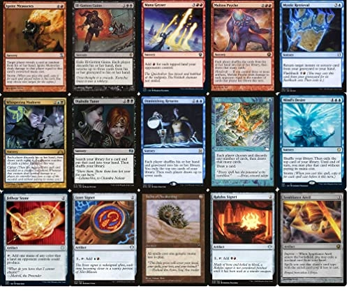 Blue Red Storm Commander - Custom Built Elite 100 Card