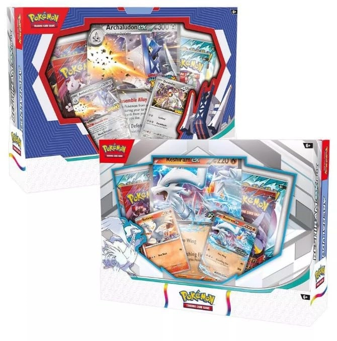 Pokémon Reshiram ex - 4 Packs per Box + Archaludon ex