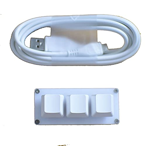 3-Key Mini Gaming Keyboard - Wired/Wireless