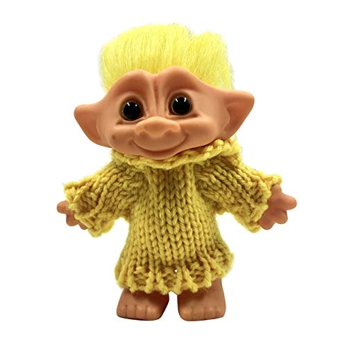 Good Luck Troll Dolls - 10cm Yellow Hair
