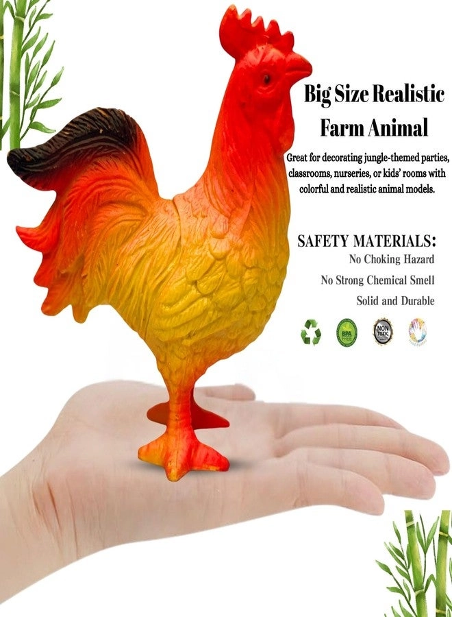 Big Size Realistic Farm Animal Action Figures - 3+ 12PCS