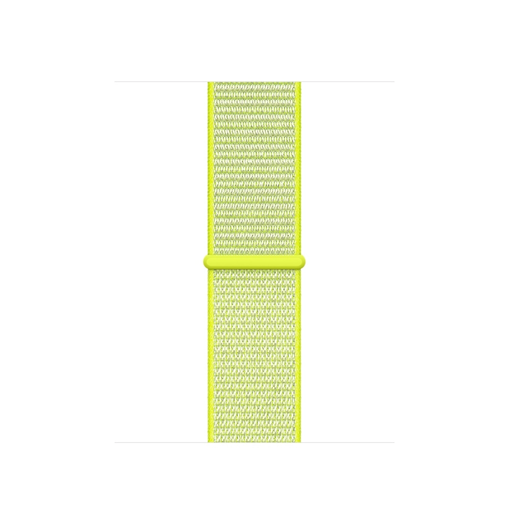 Sport Loop for Apple Watch 46mm - Nylon Neon Yellow
