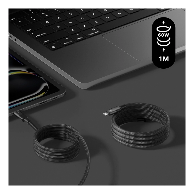Mag Link Cable 60W USB-C to Lightning 1m