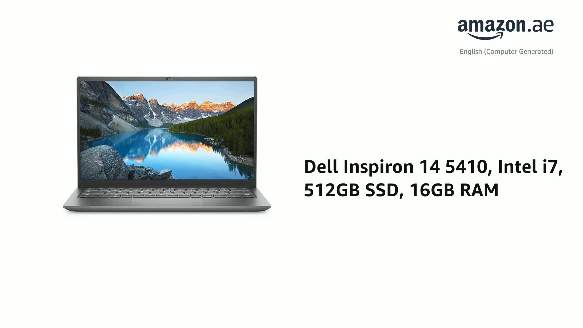 Inspiron 14 5410 INS14-5410-0403-SL - 14'' Core i7-11800H 16GB DDR5 512GB SSD