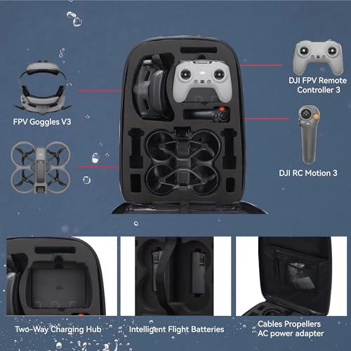 Avata2 Case Backpack - For DJI Avata 2 Portable Hard Case