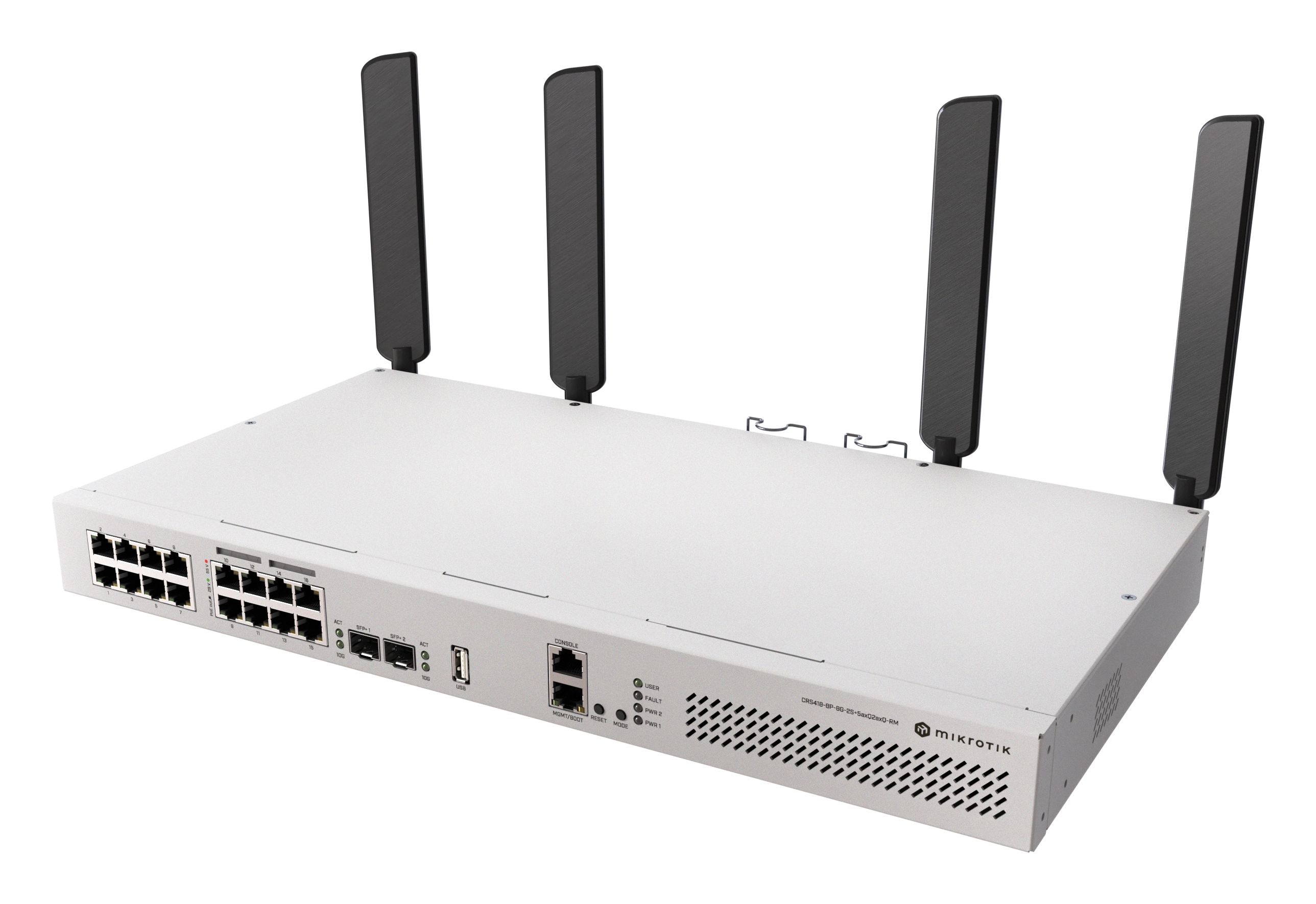 Mikrotik CRS418-8P-8G-2S+RM 16-ports