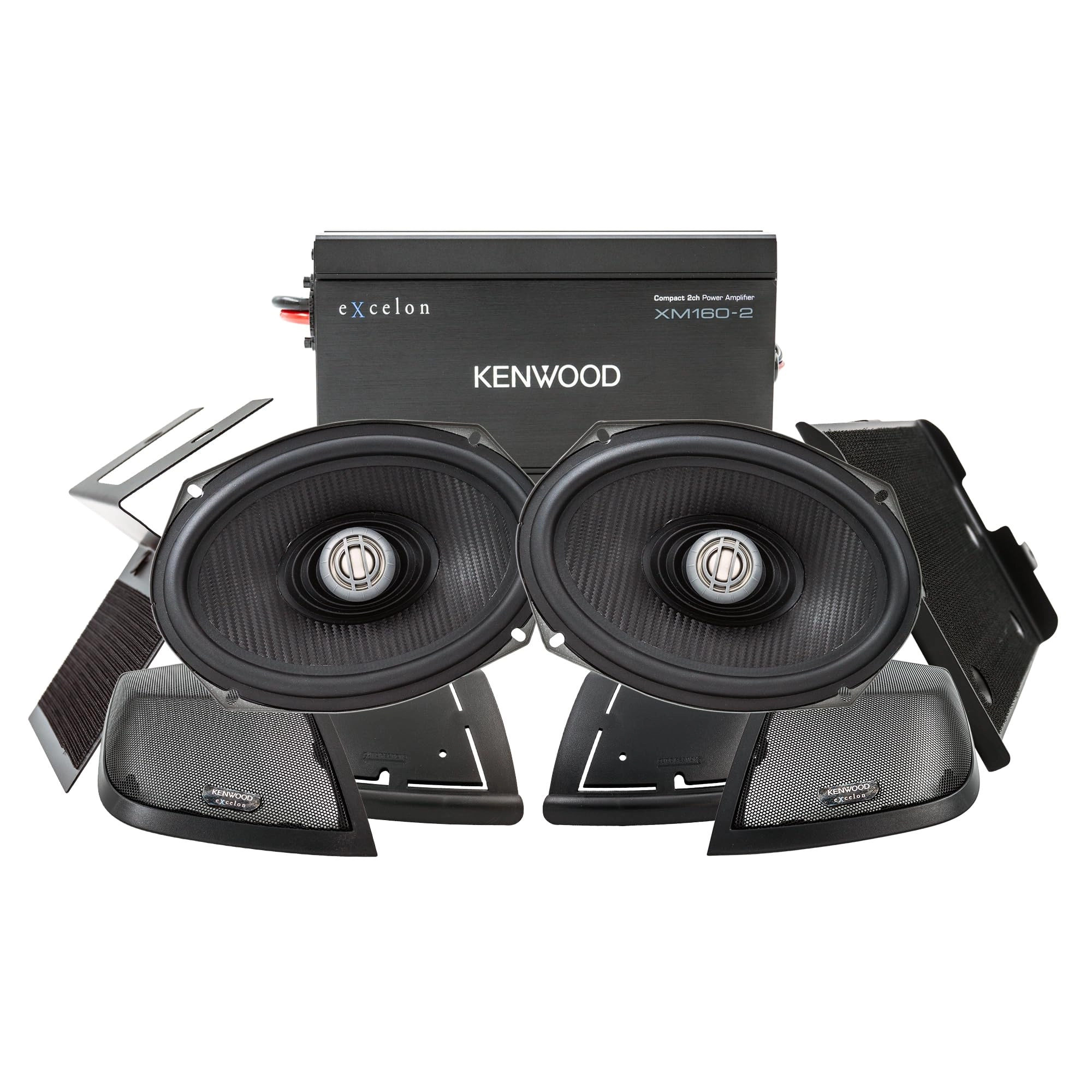 Kenwood Electronics XM160-2 - 2 Channel 80 Watts x 2 + XM69R - 6"x9" 400W peak