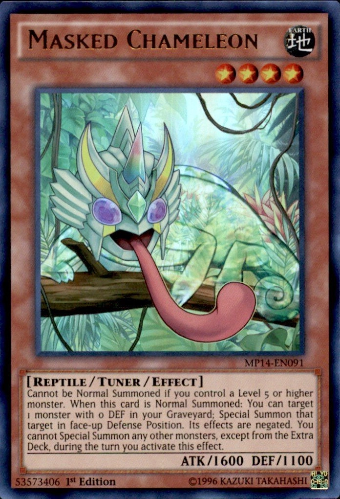 Yu-Gi-Oh! Masked Chameleon - Mega Pack 2014 1st Edition Ultra Rare (MP14-EN091)