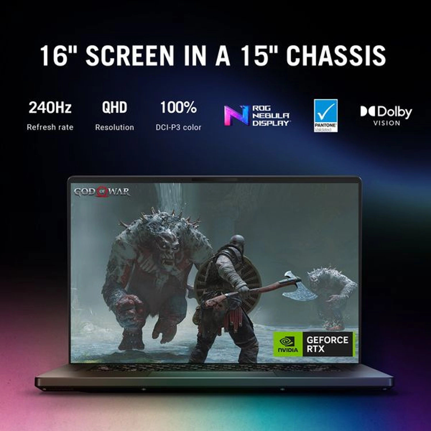 ROG Zephyrus G16 GU603ZV-N4014W - 16'' Core i7-12700H 16GB 1000GB SSD