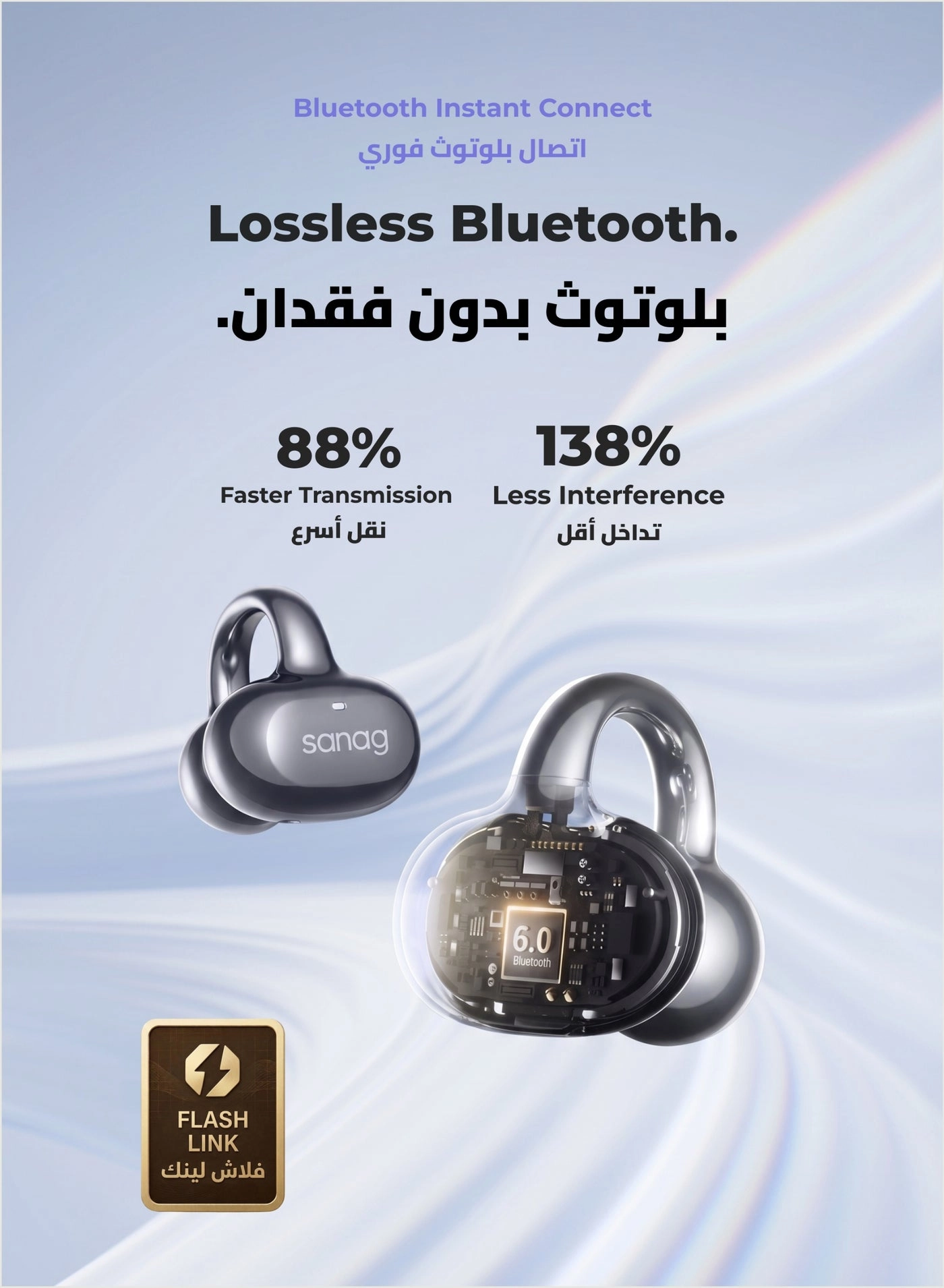 S6S Pro Wireless Headphone