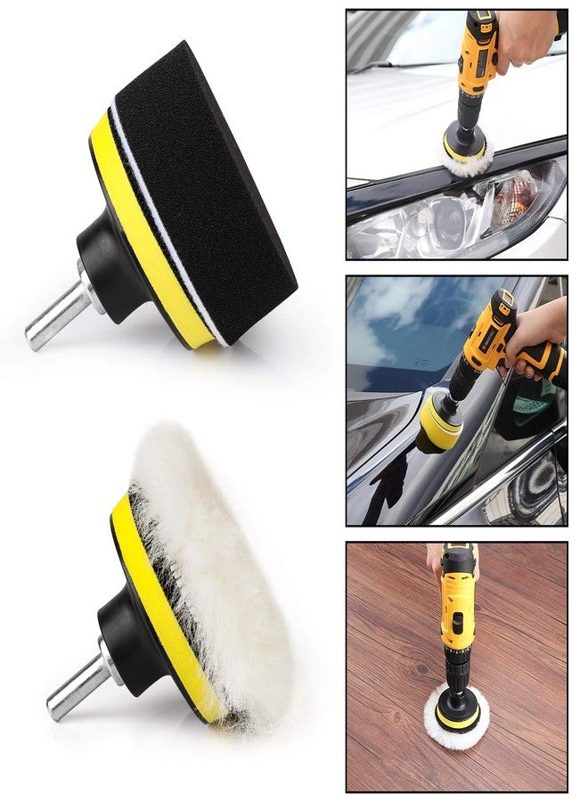 Car Foam Drill Buffing Pad - 3-Inch Kit