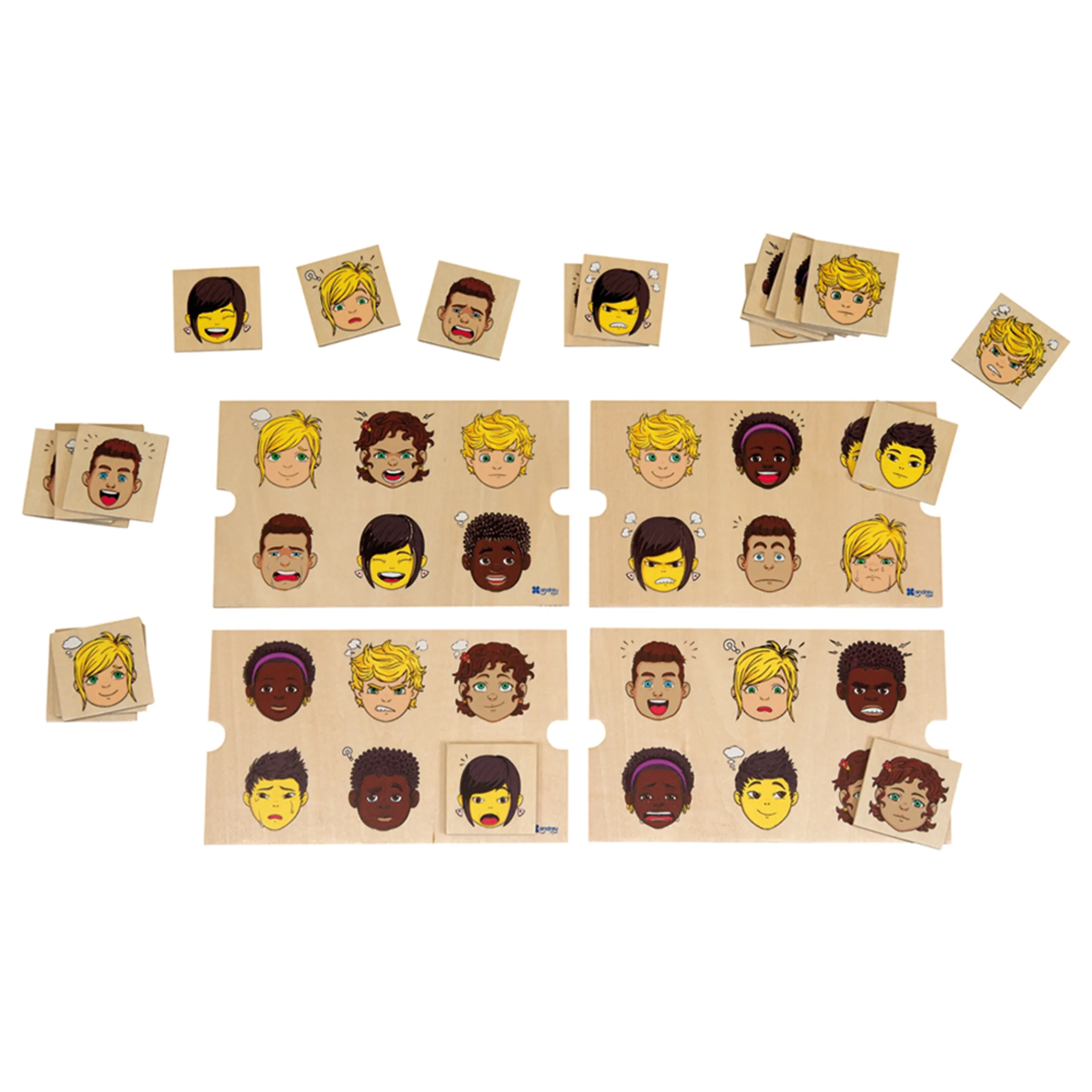 Facial Expressions Kit - Suitable for 2 years and above 28pcs