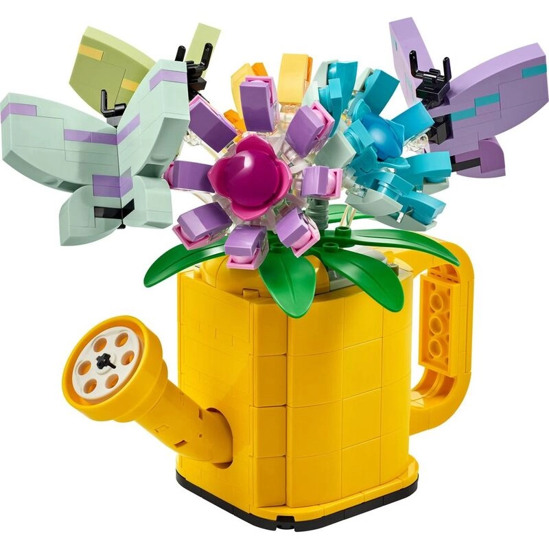 Flowers in Watering Can (31149) - Yellow