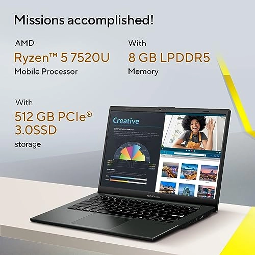 Vivobook Go 14 E1404FA-NK185W - 14'' R5-7520U 8GB 512GB SSD