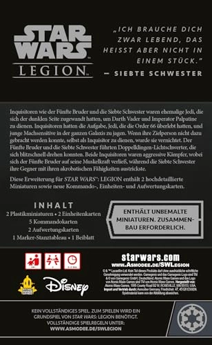 Star Wars: Legion: Fifth Brother and Seventh Sister