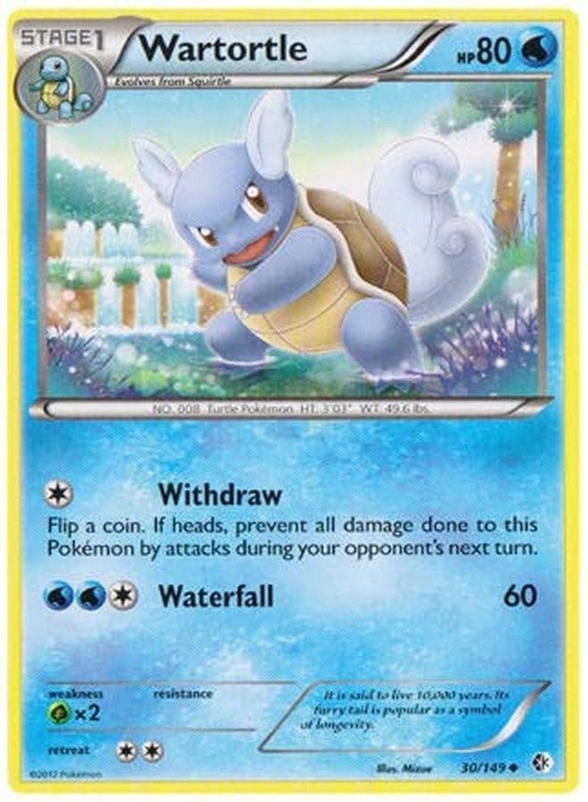 Wartortle (30/149) - BW - Boundaries Crossed